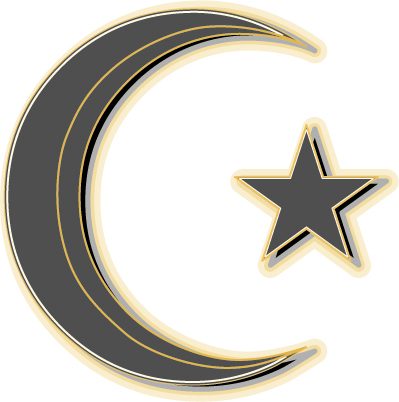 Symbol of Islam: Crescent Moon and Star