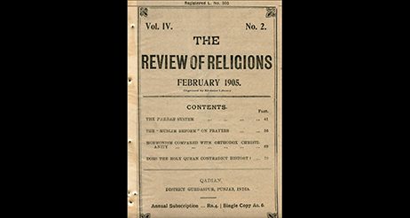 Review Of Religions - February 1905 Edition | The Review of Religions