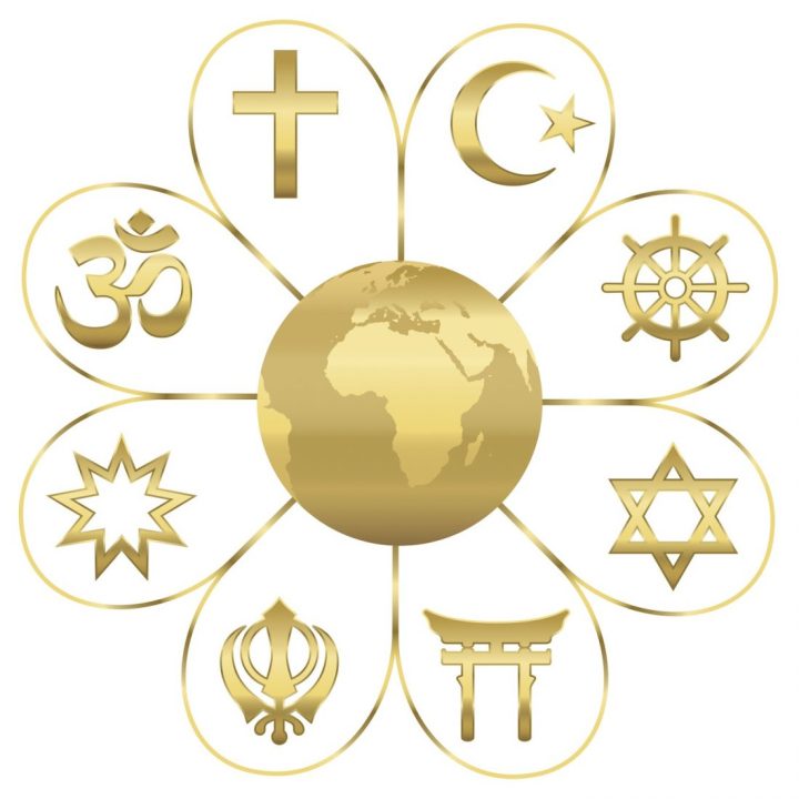 Религиозные символы в золоте